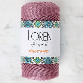 Loren 34333 RM090 Macrame Gül Kurusu El Örgü İpi