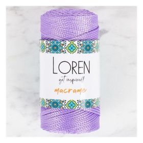 Loren 34336 RM0130 Macrame Lila El Örgü İpi