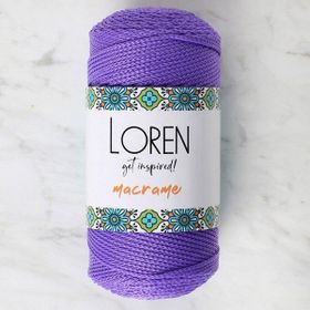 Loren 34346 RM0141 Macrame Mor El Örgü İpi