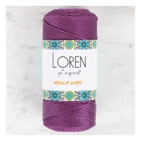 Loren 34347 RM0160 Macrame Mor El Örgü İpi