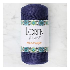Loren 34353 RM0262 Macrame Lacivert El Örgü İpi