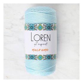 Loren 34354 RM0221 Macrame Bebe Mavi El Örgü İpi