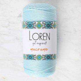 Loren 34354 RM0221 Macrame Bebe Mavi El Örgü İpi