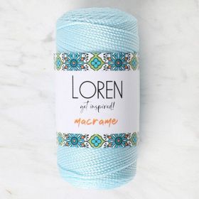 Loren 34354 RM0221 Macrame Bebe Mavi El Örgü İpi