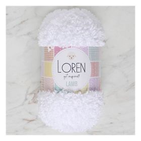 Loren 34418 R001 Lamb Beyaz El Örgü İpi