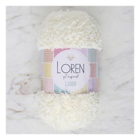 Loren 34419 R019 Lamb Açık Krem El Örgü İpi