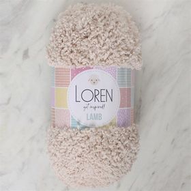 Loren 34420 R055 Lamb Açık Bej El Örgü İpi