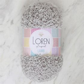 Loren 34422 R020 Lamb Gri El Örgü İpi