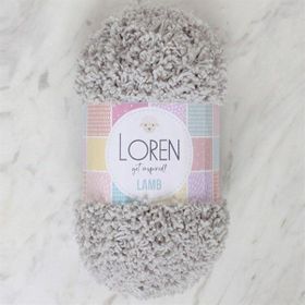 Loren 34422 R020 Lamb Gri El Örgü İpi