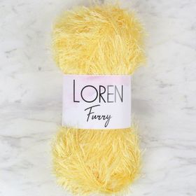 Loren Furry 34059 RF048 Sarı El Örgü İpi