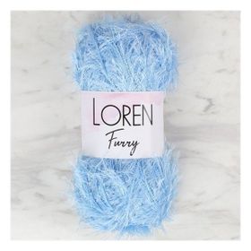 Loren Furry RF007 Bebe Mavisi El Örgü İpi