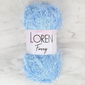 Loren Furry RF007 Bebe Mavisi El Örgü İpi