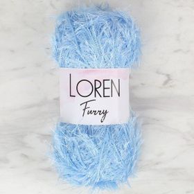 Loren Furry RF007 Bebe Mavisi El Örgü İpi