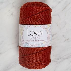Loren LM012 34431 Polyester Soft Macrame Tarçın El Örgü İpi