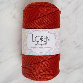 Loren LM012 34431 Polyester Soft Macrame Tarçın El Örgü İpi