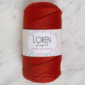 Loren LM012 34431 Polyester Soft Macrame Tarçın El Örgü İpi