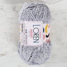 Loren M406 34313 Mery Açık Gri El Örgü İpi