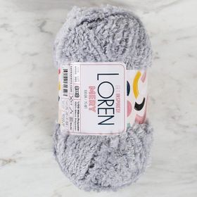 Loren M406 34313 Mery Açık Gri El Örgü İpi