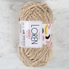 Loren M408 34315 Mery Bej El Örgü İpi