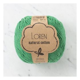 Loren Natural Cotton 33904 R028 Yeşil El Örgü İpi