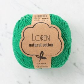 Loren Natural Cotton 33904 R028 Yeşil El Örgü İpi