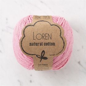 Loren Natural Cotton 33906 R100 Pudra Pembesi El Örgü İpi