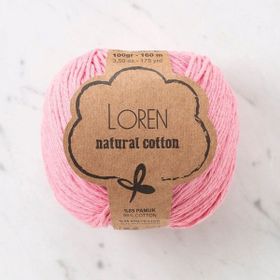 Loren Natural Cotton 33906 R100 Pudra Pembesi El Örgü İpi