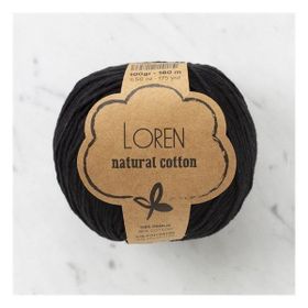 Loren Natural Cotton 33908 R004 Siyah El Örgü İpi