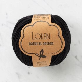 Loren Natural Cotton 33908 R004 Siyah El Örgü İpi