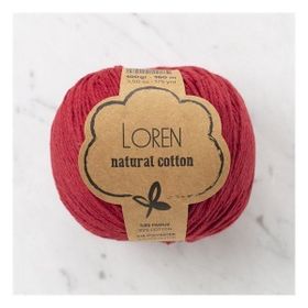 Loren Natural Cotton 33912 R099 Vişne Çürüğü El Örgü İpi