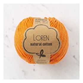 Loren Natural Cotton 33917 R096 Koyu Turuncu El Örgü İpi