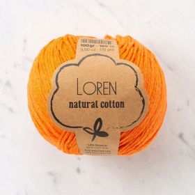 Loren Natural Cotton 33917 R096 Koyu Turuncu El Örgü İpi