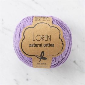 Loren Natural Cotton 33920 R020 Lila El Örgü İpi