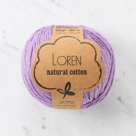 Loren Natural Cotton 33920 R020 Lila El Örgü İpi
