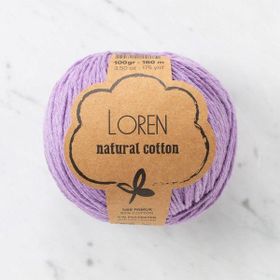Loren Natural Cotton 33920 R020 Lila El Örgü İpi