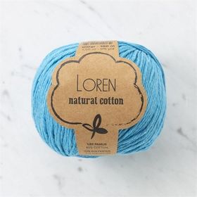 Loren Natural Cotton 33923 R091 Turkuaz El Örgü İpi