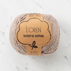 Loren Natural Cotton 33924 R085 Vizon El Örgü İpi