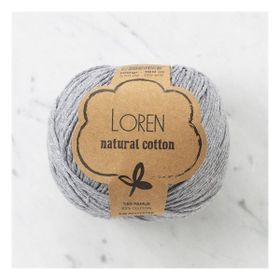 Loren Natural Cotton 33925 R079 Gri El Örgü İpi
