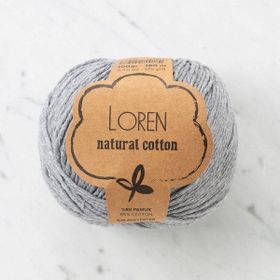 Loren Natural Cotton 33925 R079 Gri El Örgü İpi