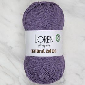 Loren Natural Cotton R093 Mor El Örgü İpi