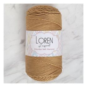 Loren Polyester Soft Macrame 34437 LM031 Bej El Örgü İpi