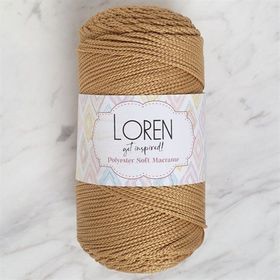 Loren Polyester Soft Macrame 34437 LM031 Bej El Örgü İpi