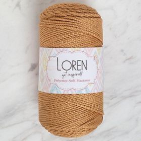 Loren Polyester Soft Macrame 34437 LM031 Bej El Örgü İpi