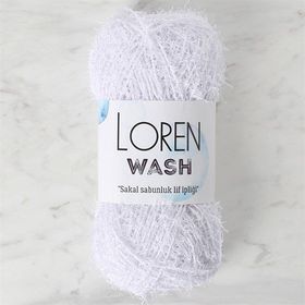 Loren R001 34262 Wash Optik Beyaz El Örgü İpi