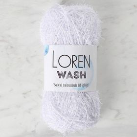 Loren R001 34262 Wash Optik Beyaz El Örgü İpi