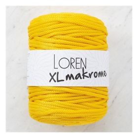 Loren R002 33703 XL Makrome Sarı El Örgü İpi