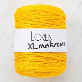 Loren R002 33703 XL Makrome Sarı El Örgü İpi