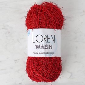 Loren R003 34027 Wash Kırmızı El Örgü İpi