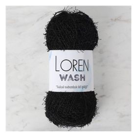 Loren R004 34041 Wash Siyah El Örgü İpi
