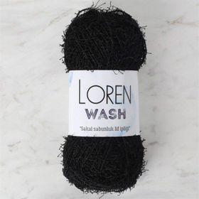 Loren R004 34041 Wash Siyah El Örgü İpi